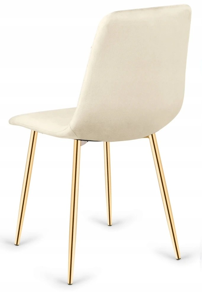 Lugano TRIO VELVET BEIGE GOLD minkšta kėdė