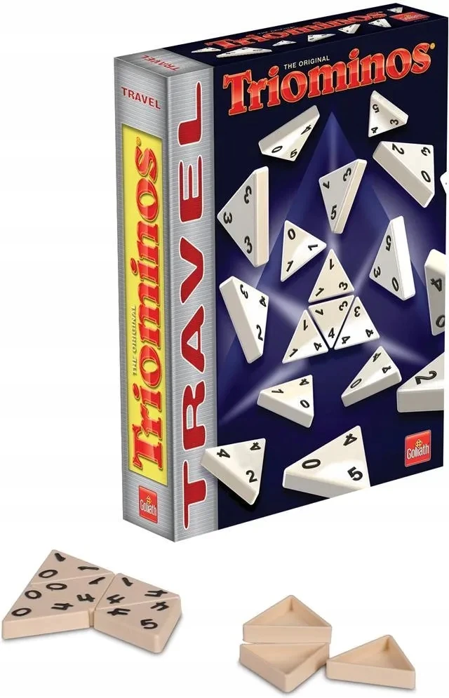 Goliath Toys TRIOMINOS KELIONIŲ LOGINIS ŽAIDIMAS - skaičių žaidimas 1-4 žmonėms