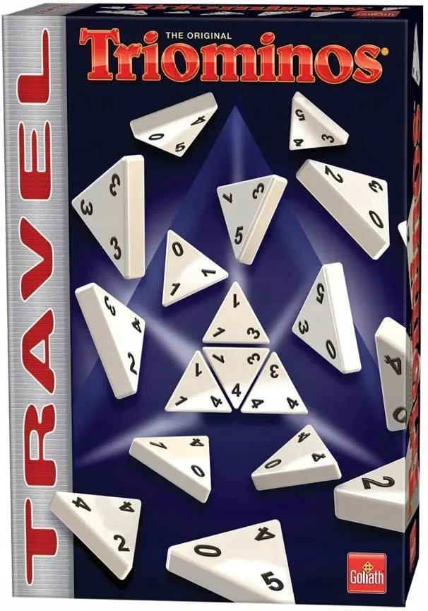 Goliath Toys TRIOMINOS KELIONIŲ LOGINIS ŽAIDIMAS - skaičių žaidimas 1-4 žmonėms