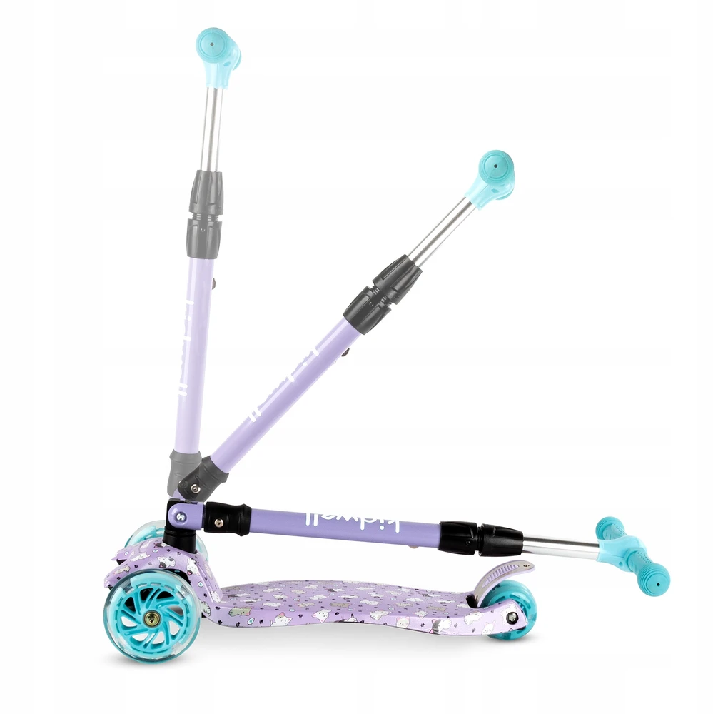 Triratė paspiriama transporto priemonė Kidwell Vento Kitty su Led ratukais