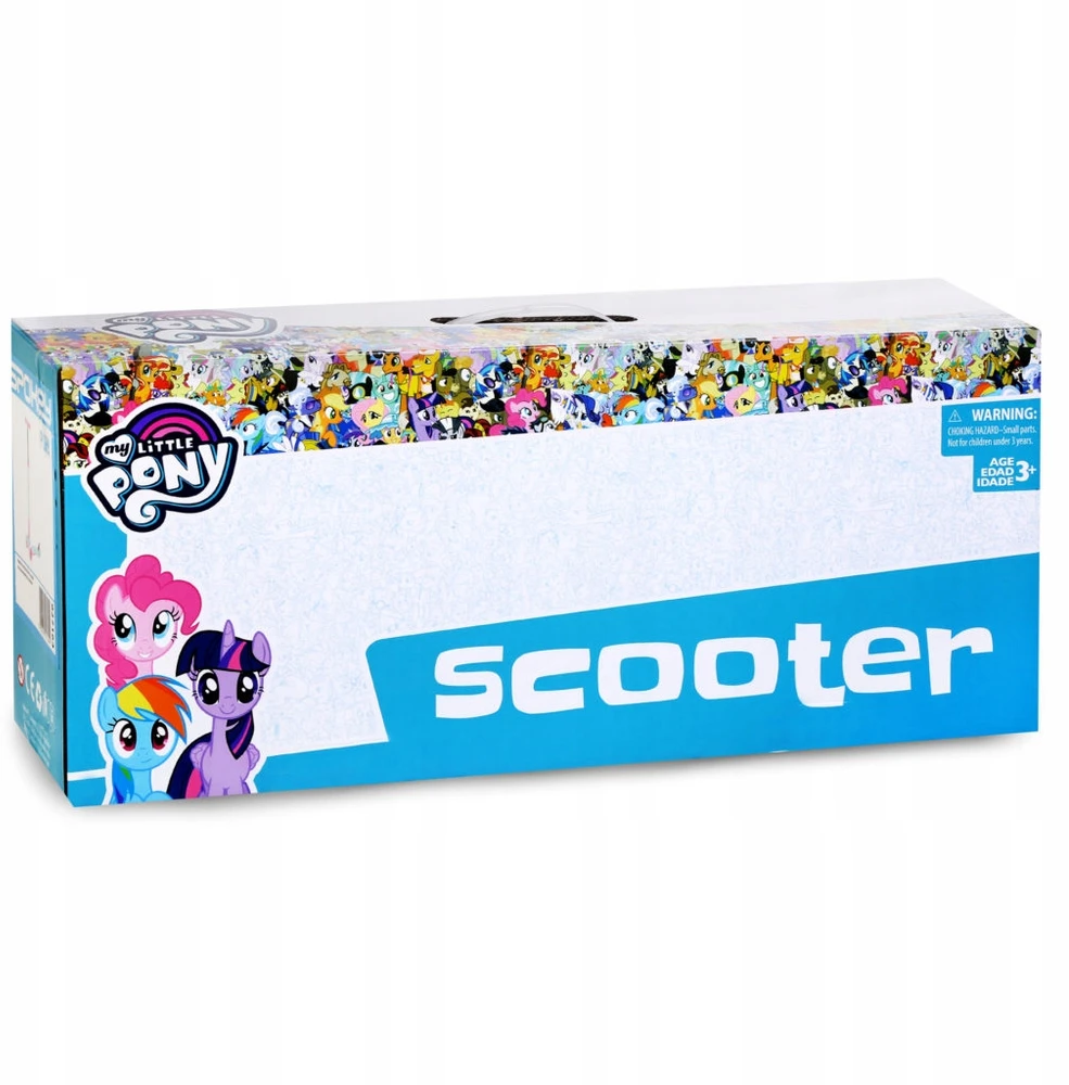 Triratis paspirtukas Spokey My Little Pony, rožinis/mėlynas