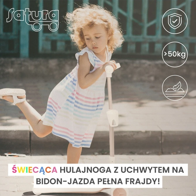 Paspirtukas Toyz Satura, Baltas