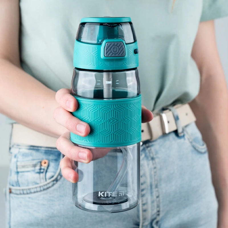 Gertuvė Tritan neslystantis buteliukas su snapeliu ir rankena 600 ml Kite