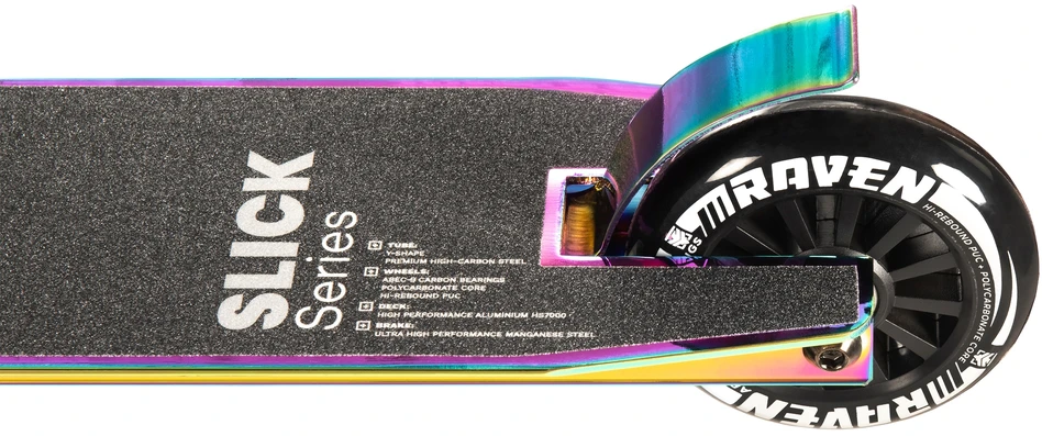 Triukinis paspirtukas Raven Slick Neo Chrome