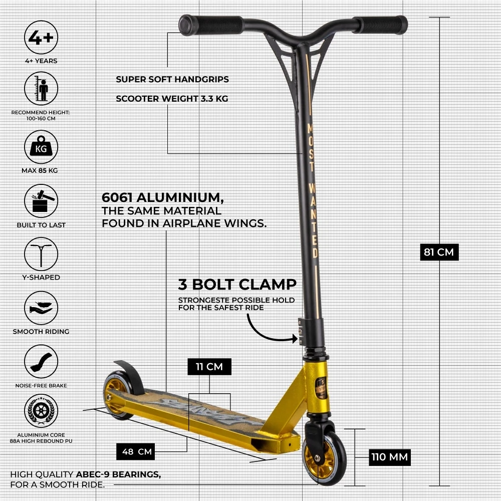 Triukinis paspirtukas Story Bandit DOS Gold