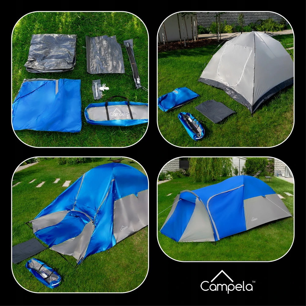 Trivietė turistinė palapinė Campela Tropical 3