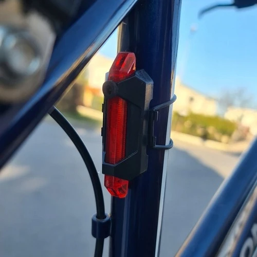 Trizand 4T6 USB dviračio žibintas + galinis žibintas