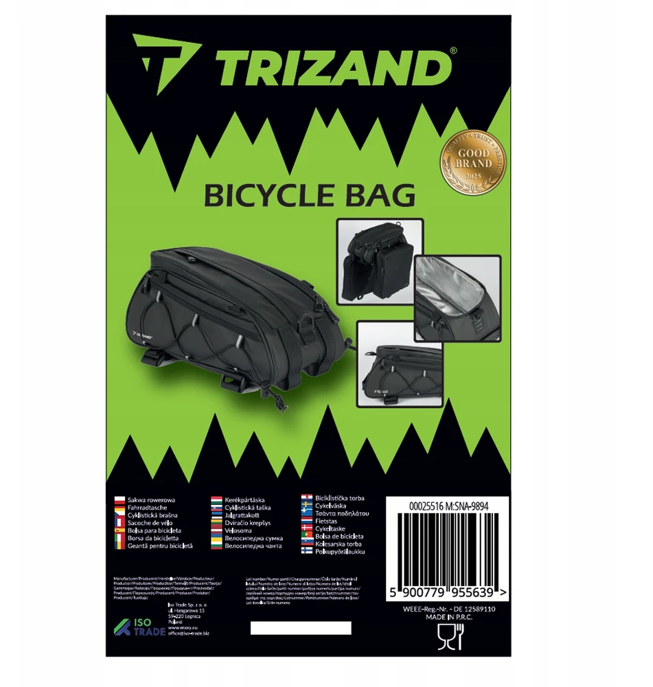 Trizand 25516 bike bag