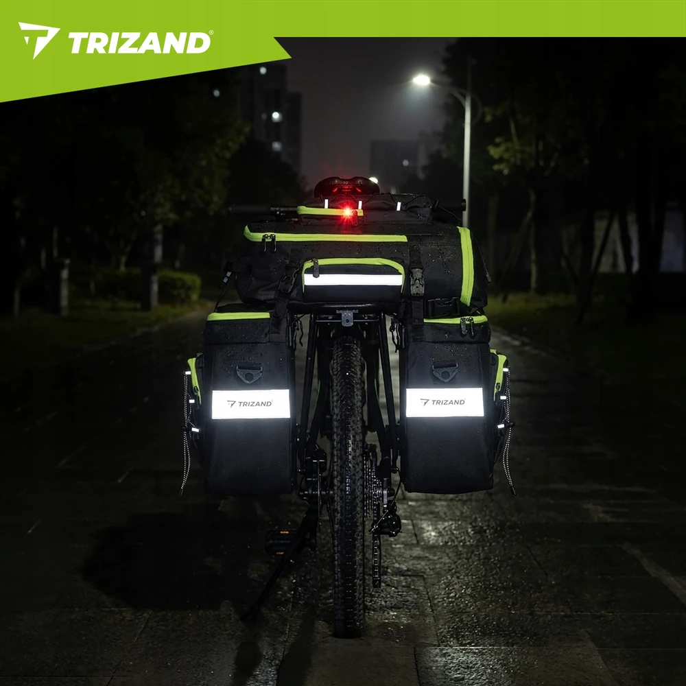 Trizand 53L Atsparus vandeniui Bicycle Bag