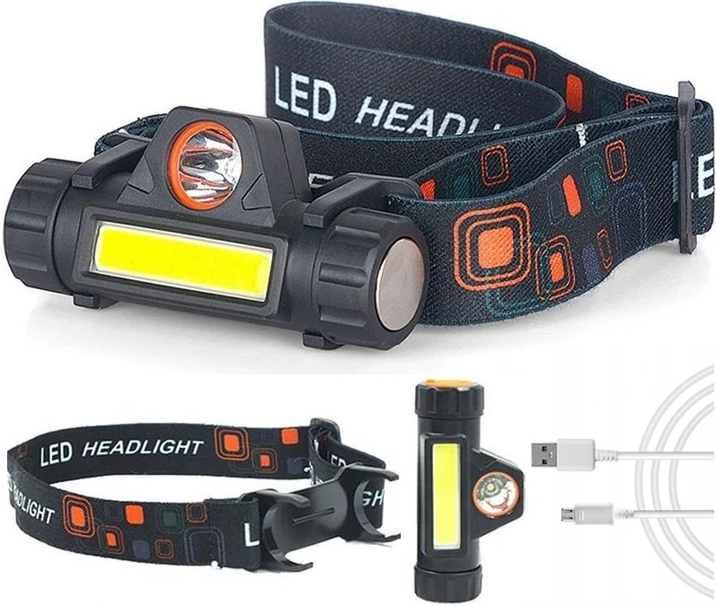Trizand L18371 USB LED galvos žibintas