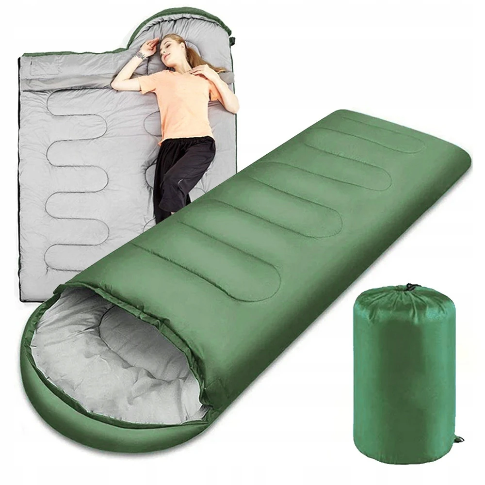 Trizand MUMMY TOURIST miegmaišis ŠVIESUS ŠILTAS ANTKINIS UŽVALGAS ŽALIAS 210x75 CM