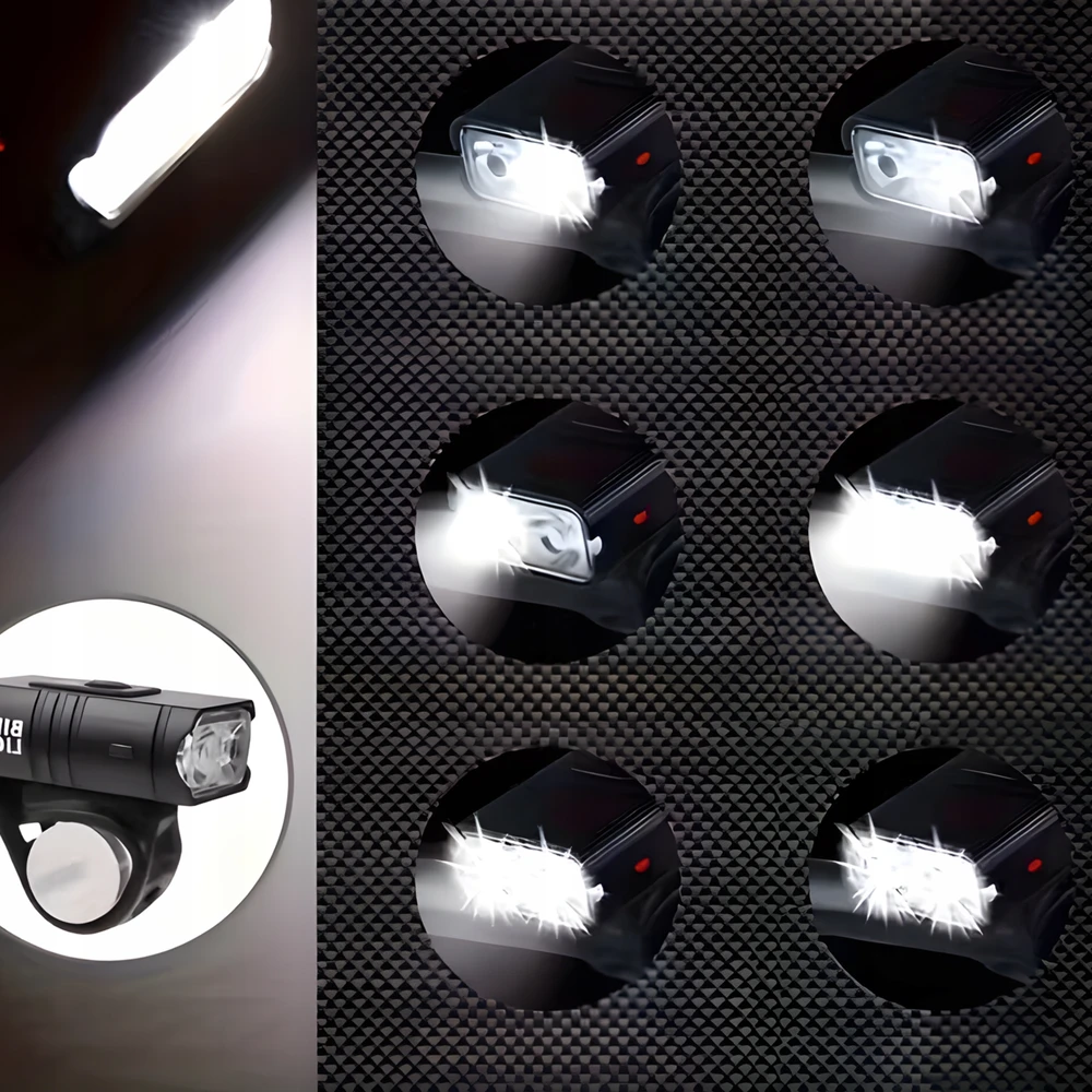 Trizand 4T6 USB dviračio žibintas + galinis žibintas 23677