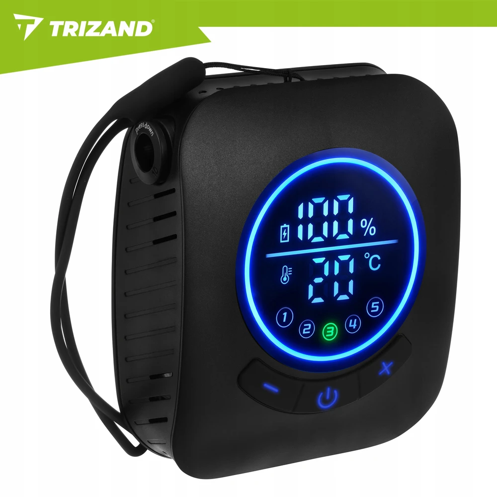 „Trizand“ 8000 mAh baterijos maitinamas kelioninis dušas