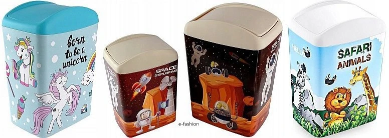TRP POJEMNIK PUDEŁKO na zabawki klocki maskotki 4,5L SPACE