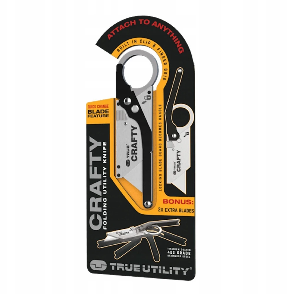 True Utility Sulankstomas peilis CRAFTY tu590