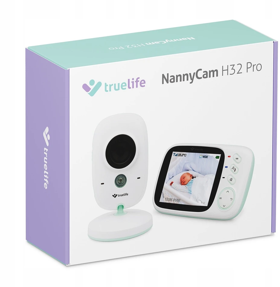 TLF Mobili auklė TrueLife NannyCam H32 Pro LCD 3,2” IPS 20fps