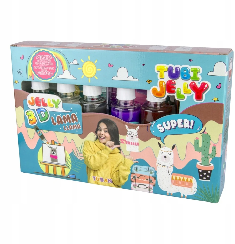 Tuban 6 spalvų Tubi Jelly rinkinys - Lama