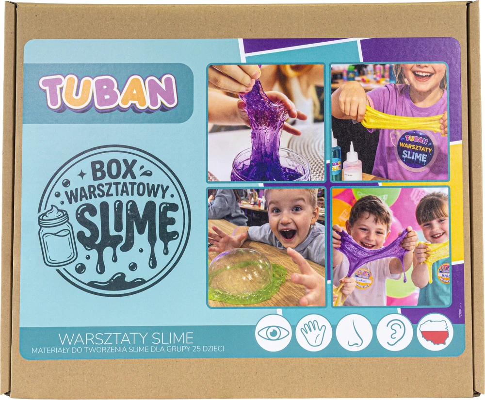 Tuban DIDELIS DIY SLIME RINKINYS 25 vaikų grupei | Seminarai | Animacijos | 148in1