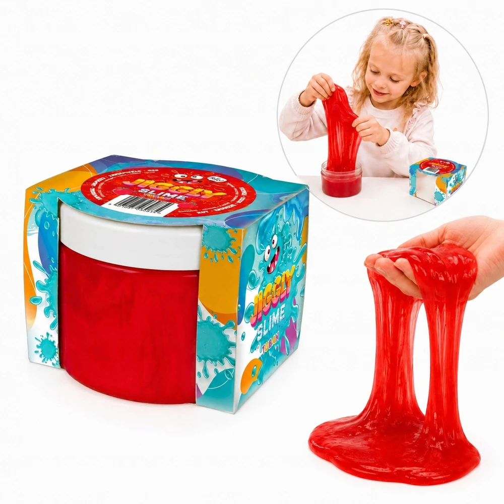 Tuban Jiggly Slime - Slaimas - Raudona Braškė - 100 g
