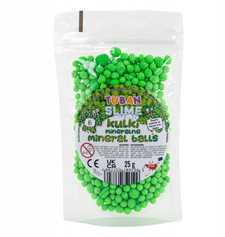 Tuban Mineraliniai rutuliukai - Žalia (25 g)