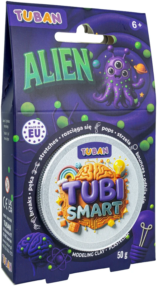 Tuban Tubi Smart - Modeliavimo masė - Ateivis (50 g)