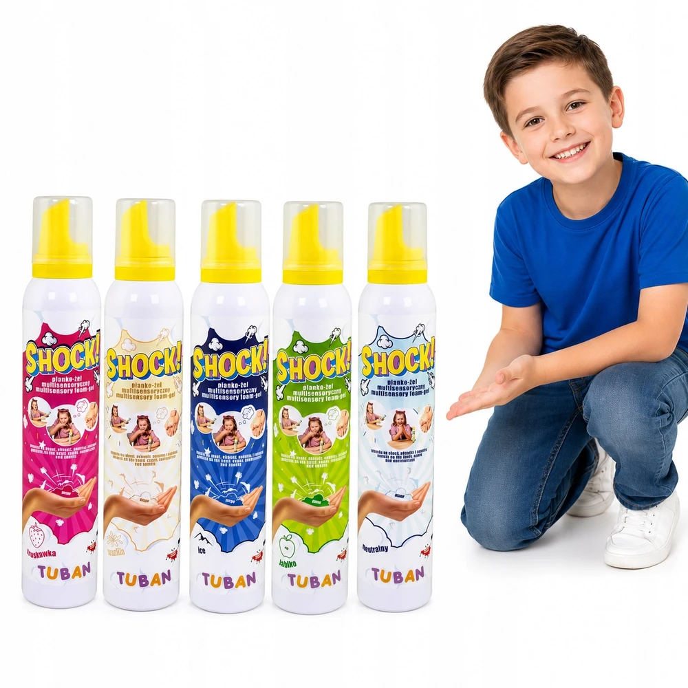 Tuban Shock! - Daugiasensorinis putų gelis - 200 ml - Vanilė