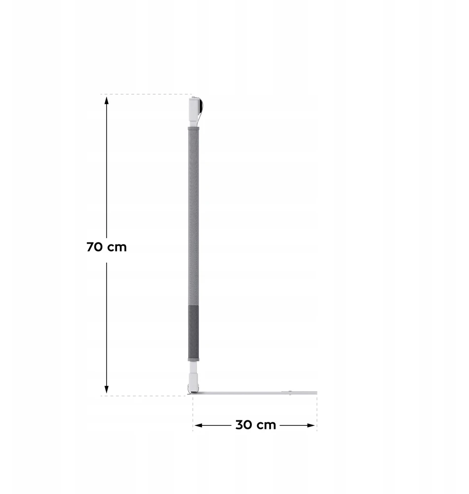 Barjeras lovai, lovos apsauga, turėklas „TULANO Cover 44“, 140 cm čiužiniui, reguliuojamas