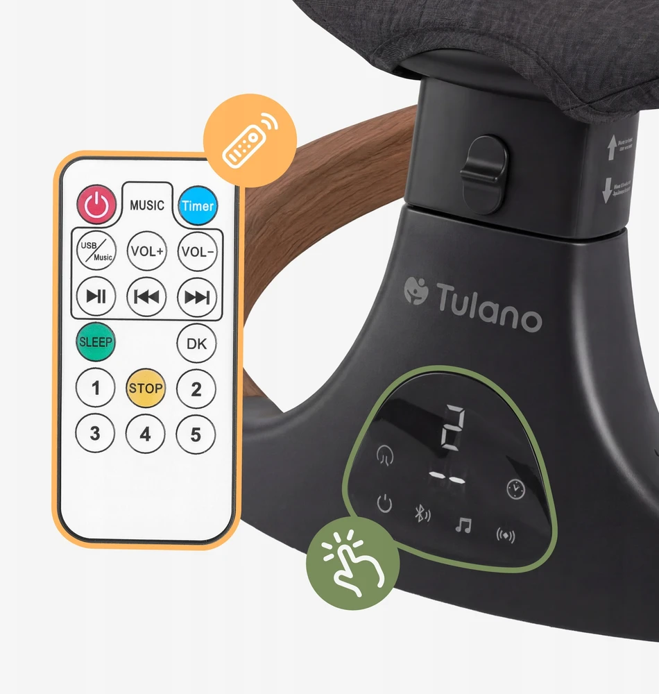 Tulano Bujak elektroninis Astrid 35 Graphite