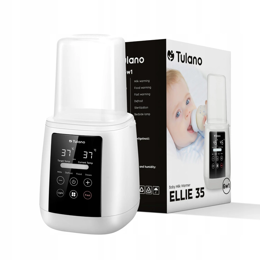 TULANO HEATER pieno buteliukams ir nešiojamam čiulptuko sterilizatoriui