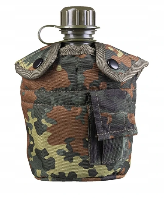 Turistinė gertuvė Vandens butelis Mil-Tec LC2 US 1000 ml BW Tarn