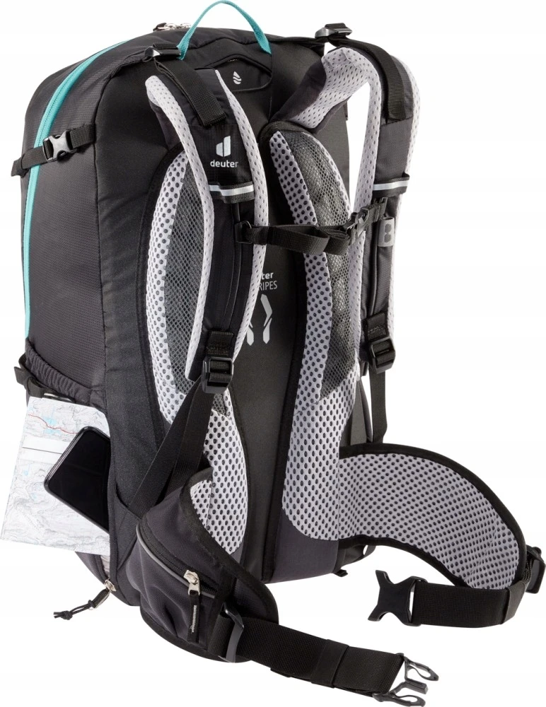 Hiking Backpack Deuter Trans Alpine 28 SL - Juodas