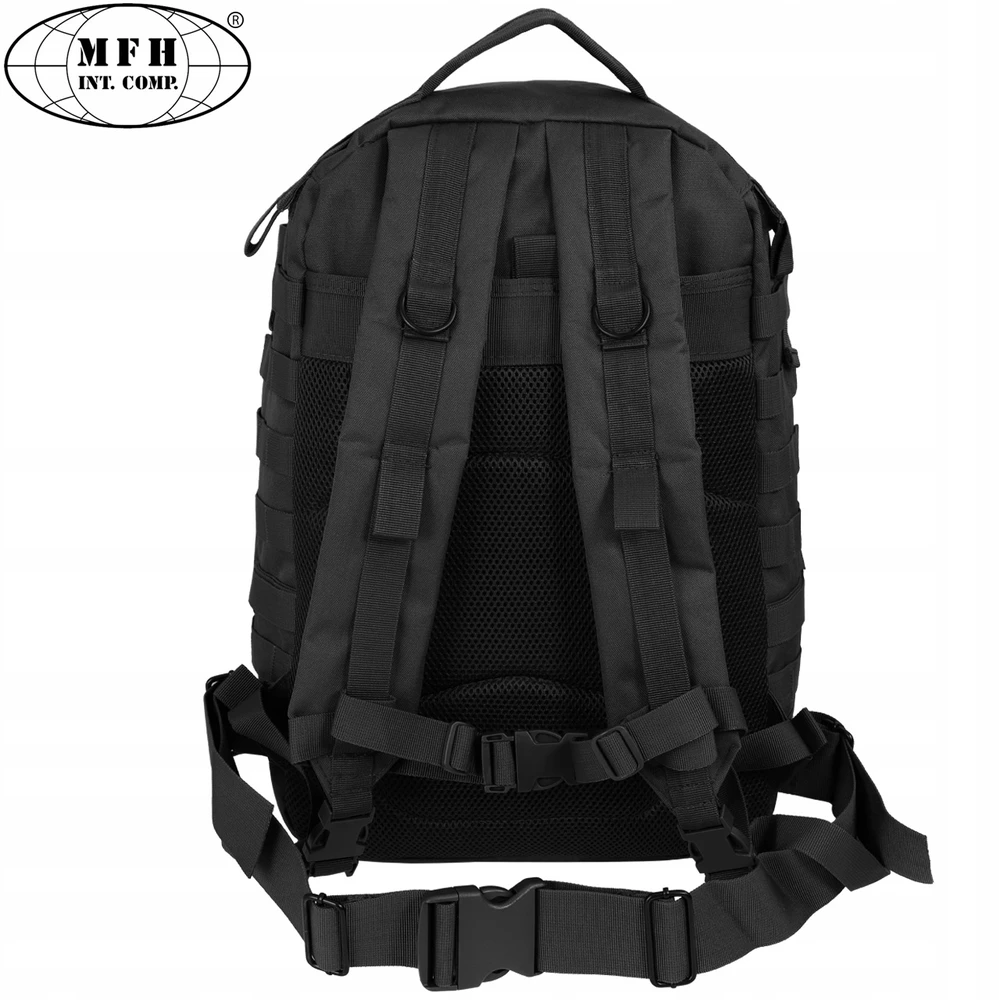 Turistinė kuprinė Mfh US Assault II, 40 l, juoda