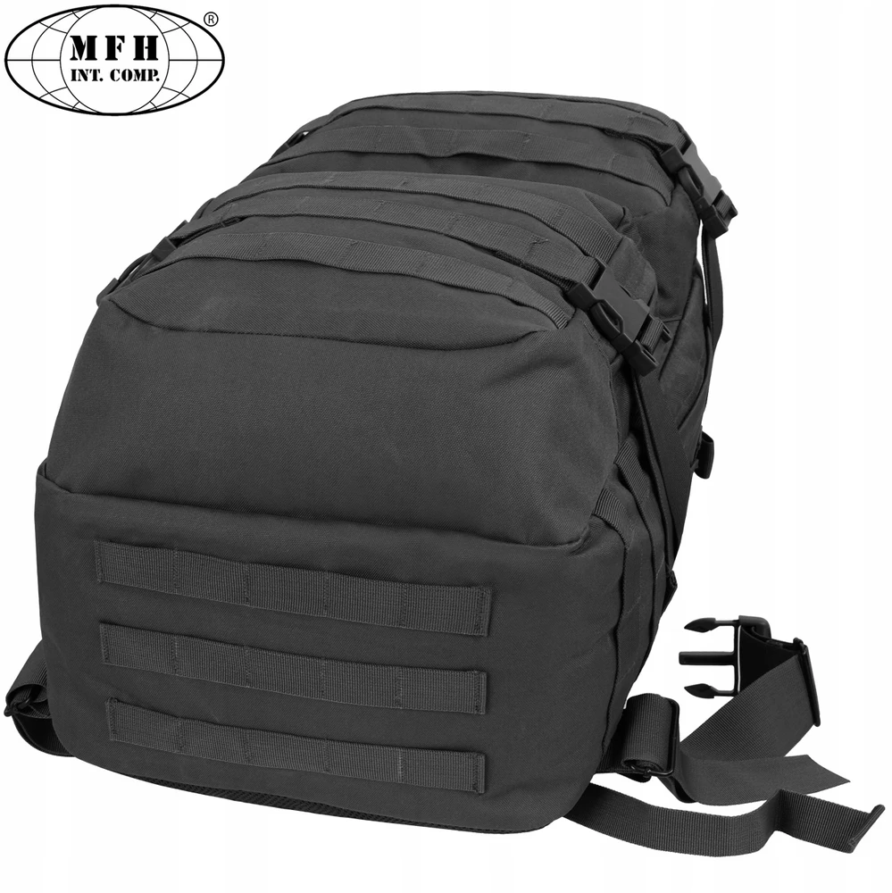 Turistinė kuprinė Mfh US Assault II, 40 l, juoda