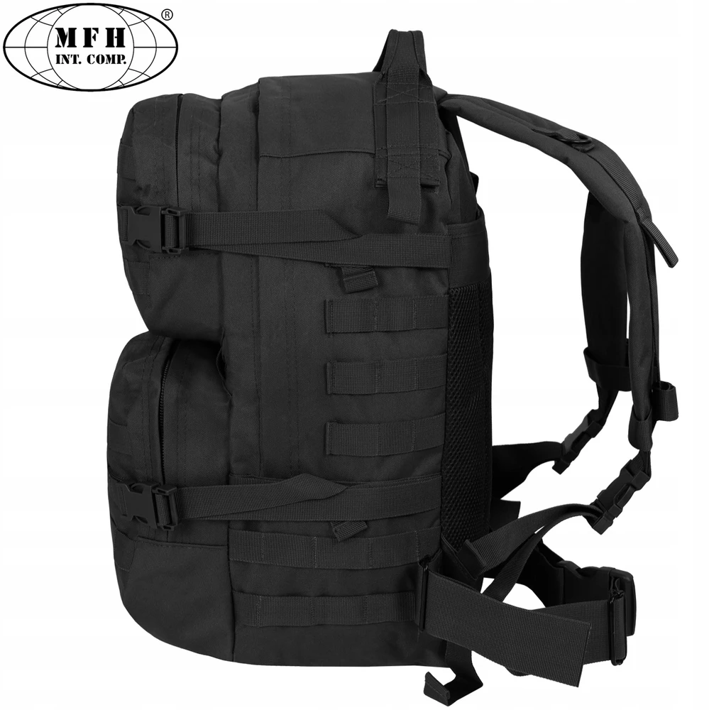 Turistinė kuprinė Mfh US Assault II, 40 l, juoda