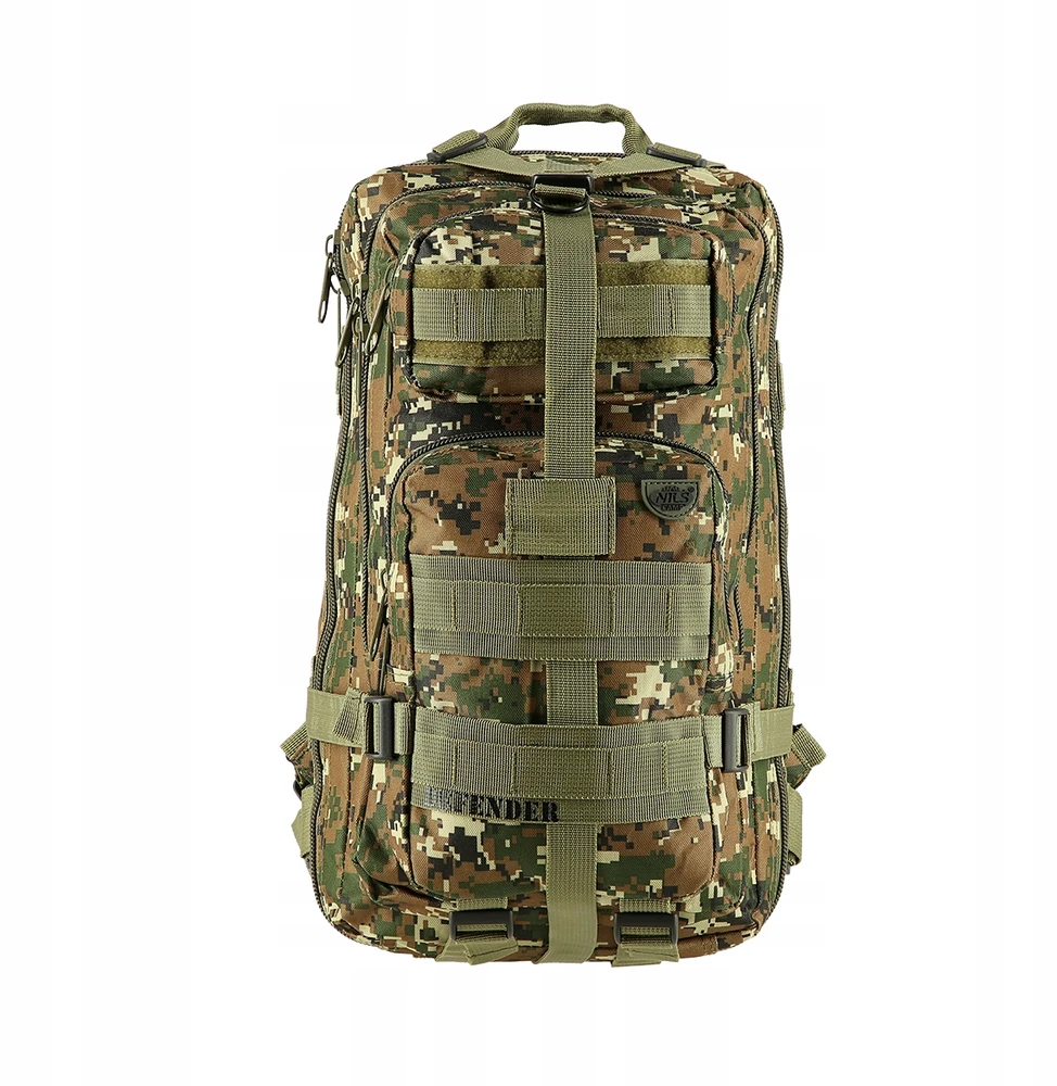 NILS CAMP DEFENDER Backpack CBT7204 Juodas, Moro