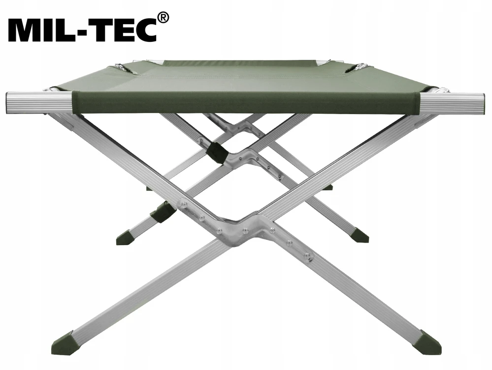 Mil-Tec Od US Style Alum. Folding Cot W. Bag Sulankstoma lauko lova su krepšiu