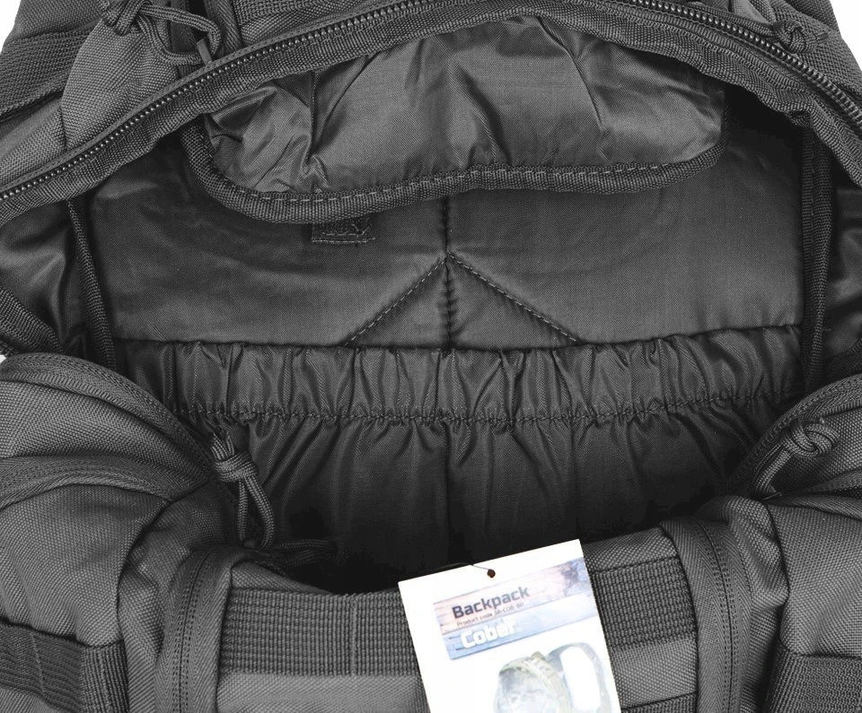Turistinis kuprinė Cober 25L, Texar, atspari vandeniui, su angomis vandens gėrimo sistemai (camelback), alyvuogių spalvos