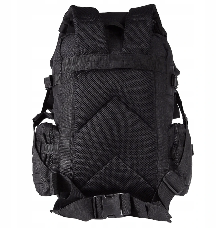 Turistinis kuprinė URBAN 33L, Texar, 7 kišenės, kvėpuojanti nugara ir petnešos, molle sistema ir suspaudimo diržai, velcro lipdukai, juoda