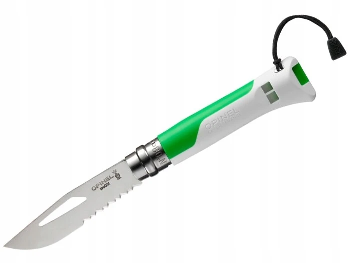 Opinel Outdoor Nr.8 nerūdijančio plieno ašmenimis - Žalia