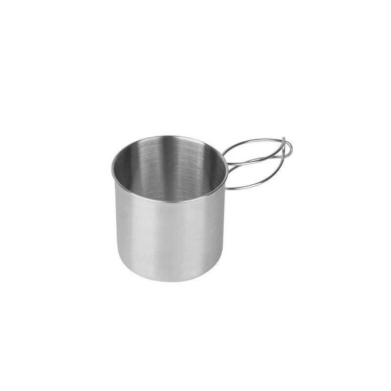 Mil-Tec nerūdijančio plieno puodelis 600 ml (VIELINĖ RANKENA)