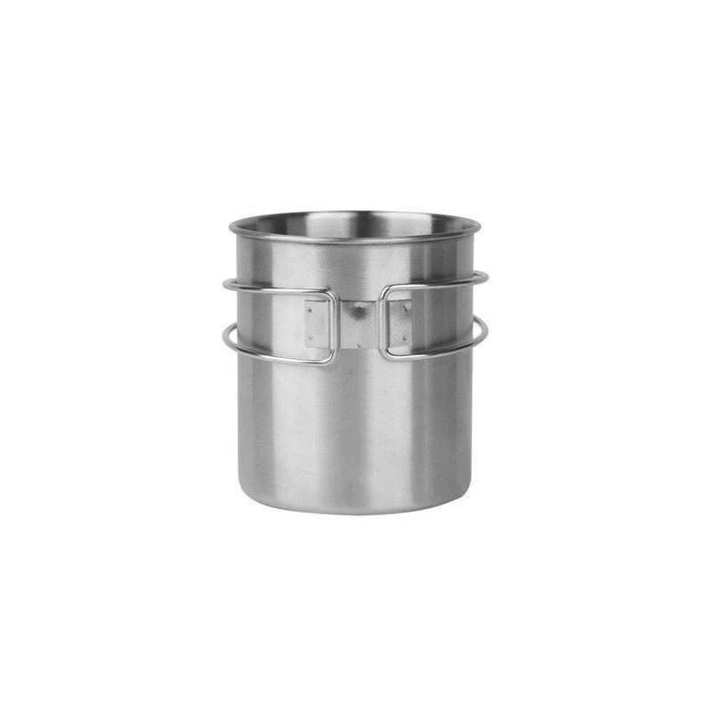Mil-Tec nerūdijančio plieno puodukas 800ml (VIELINĖ RANKENA)