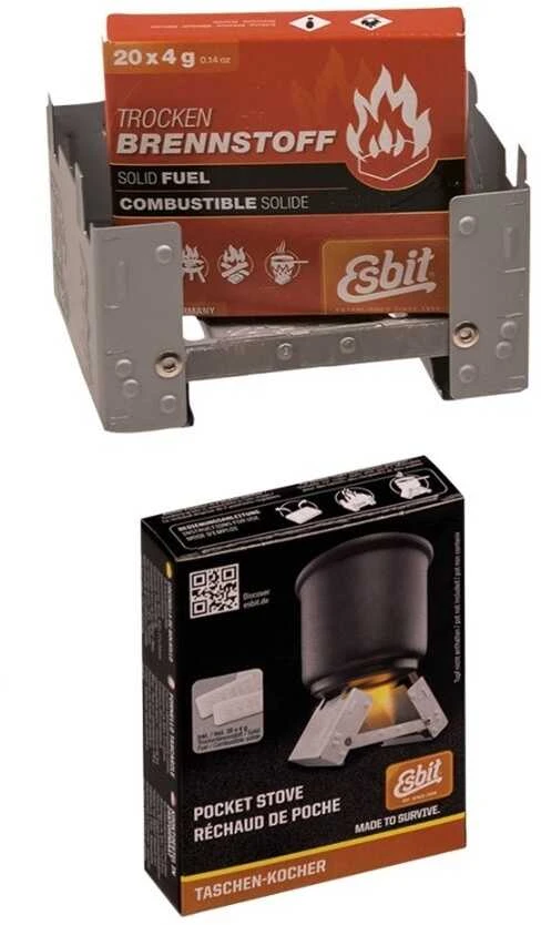 Mil-Tec VOKIŠKAS ESBIT® FOLD. KROSNELĖ SU KURO SKIRTUKU.