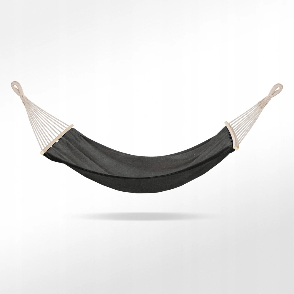 Turistinis sodo hamakas dviem žmonėms, pakabinamas, 200x150cm, 240kg, pilkas