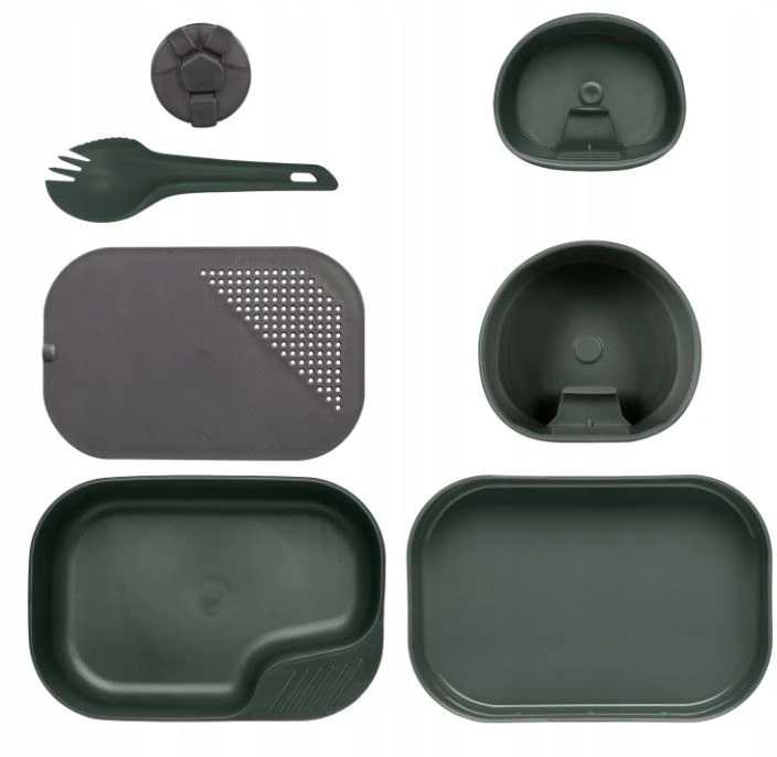 Indų rinkinys Wildo CAMP-A-BOX® Complete, Juoda / Dark Pilkas