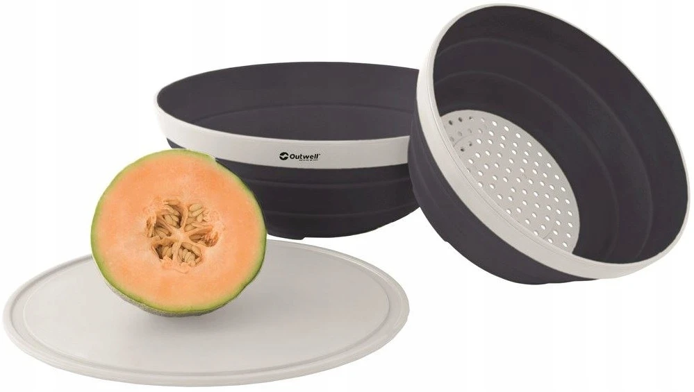 Turistinių indų rinkinys Outwell Collaps Bowl & Colander Set