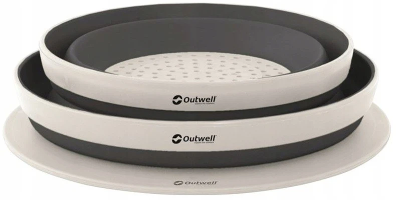 Turistinių indų rinkinys Outwell Collaps Bowl & Colander Set