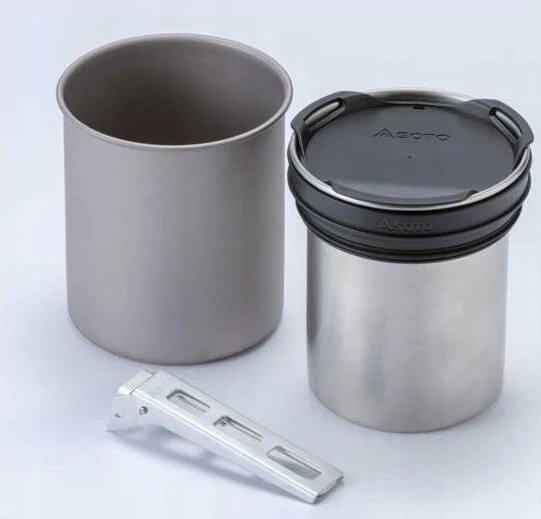 Turistinių indų rinkinys Soto Thermostack, 400 ml + 350 ml