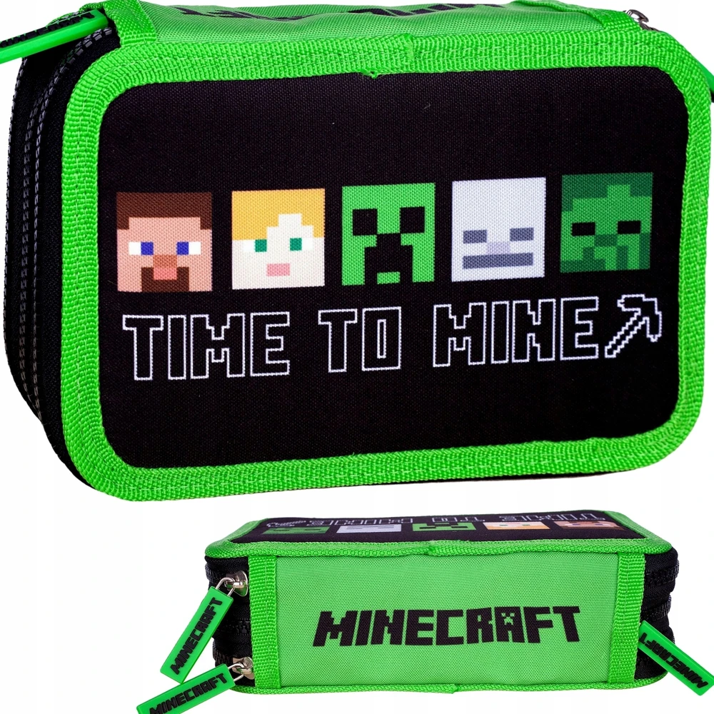 Astra Trigubas pieštukų dėklas be Minecraft įrangos
