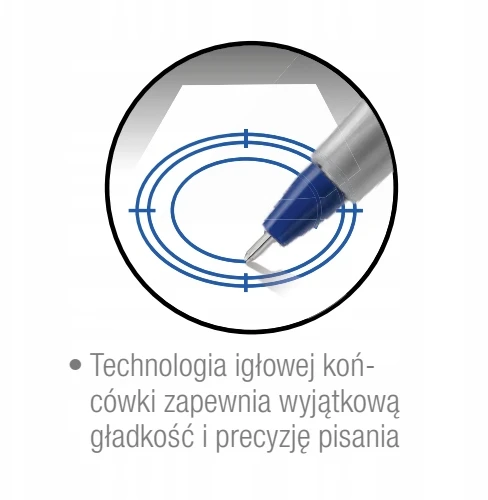 Bic Tušinukas Round Stic Exact 0.8 mm, mėlynas, pakuotėje 1 vnt. 340879