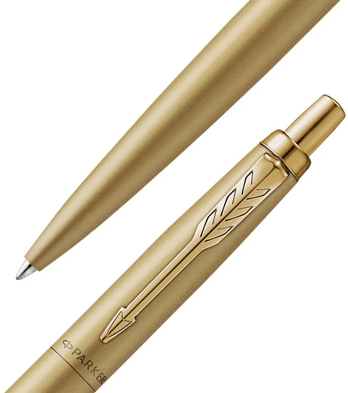 Automatinis tušinukas Parker Jotter XL Monochrome Gold Medium Mėlyna